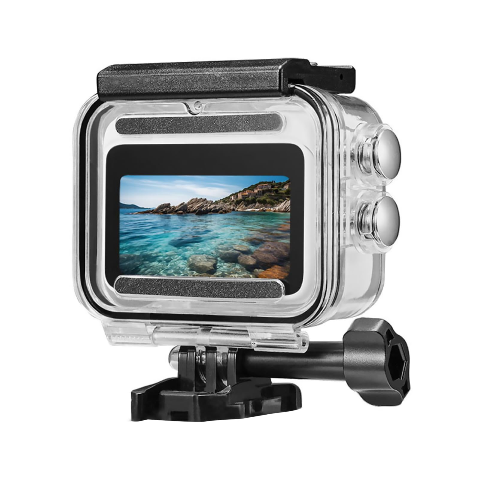40m Portable Underwater Housing Case Waterproof Protector Set for Insta360 Go3 Action Camera