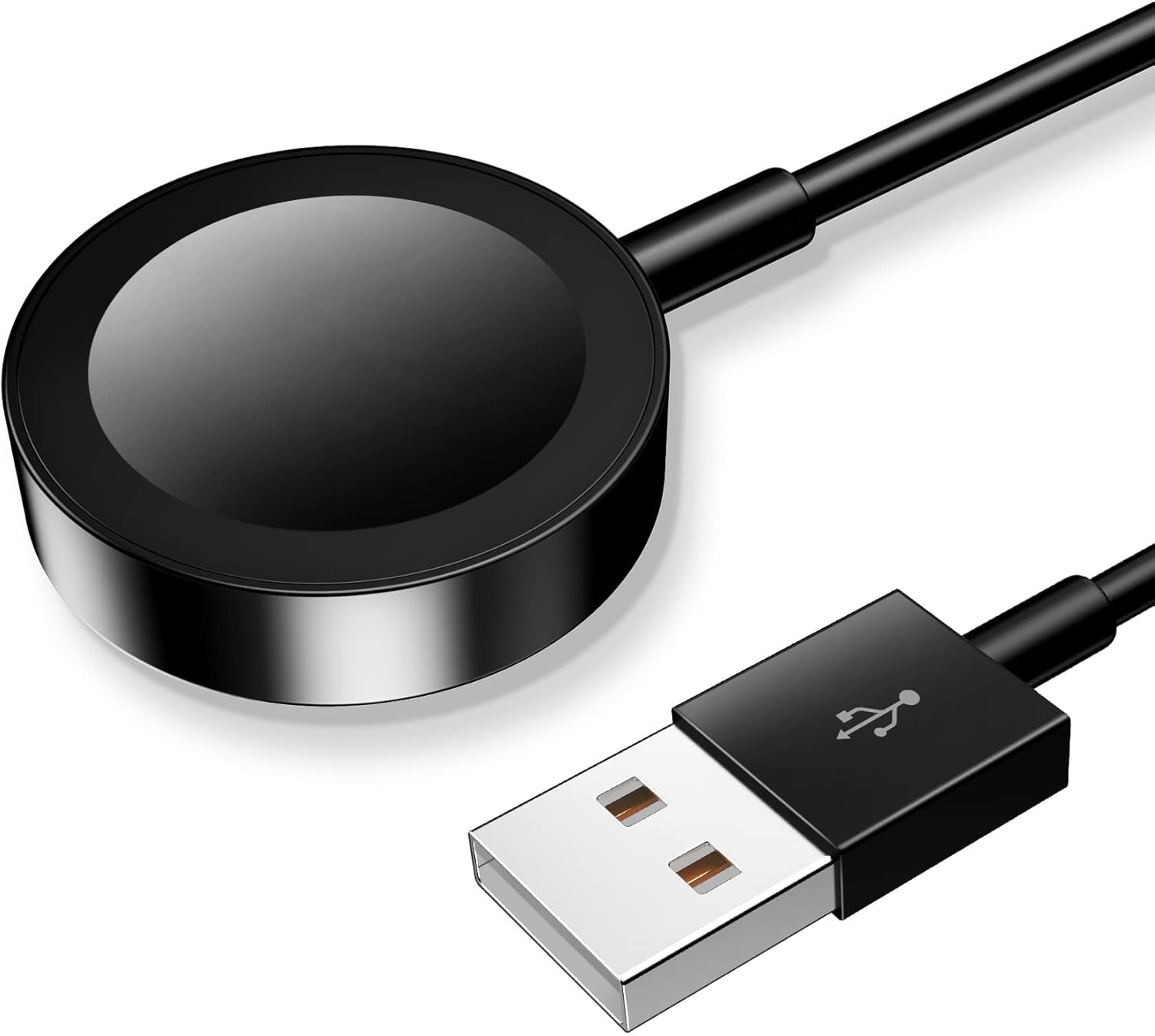 Photo 1 of ???? ???????? for Apple Watch Charger Magnetic Fast Charging Cable [Portable] Magnetic Wireless Charging Compatible with iWatch Series Ultra/SE/11/10/9/8/7/6/5/4/-[3.3FT] Black