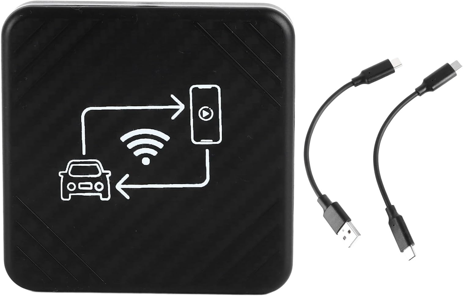 Banapoy Wireless Carplay Adapter, 2 In 1 Smart Ai Box Magic Adapter Convert Wired To Wireless, Android Auto