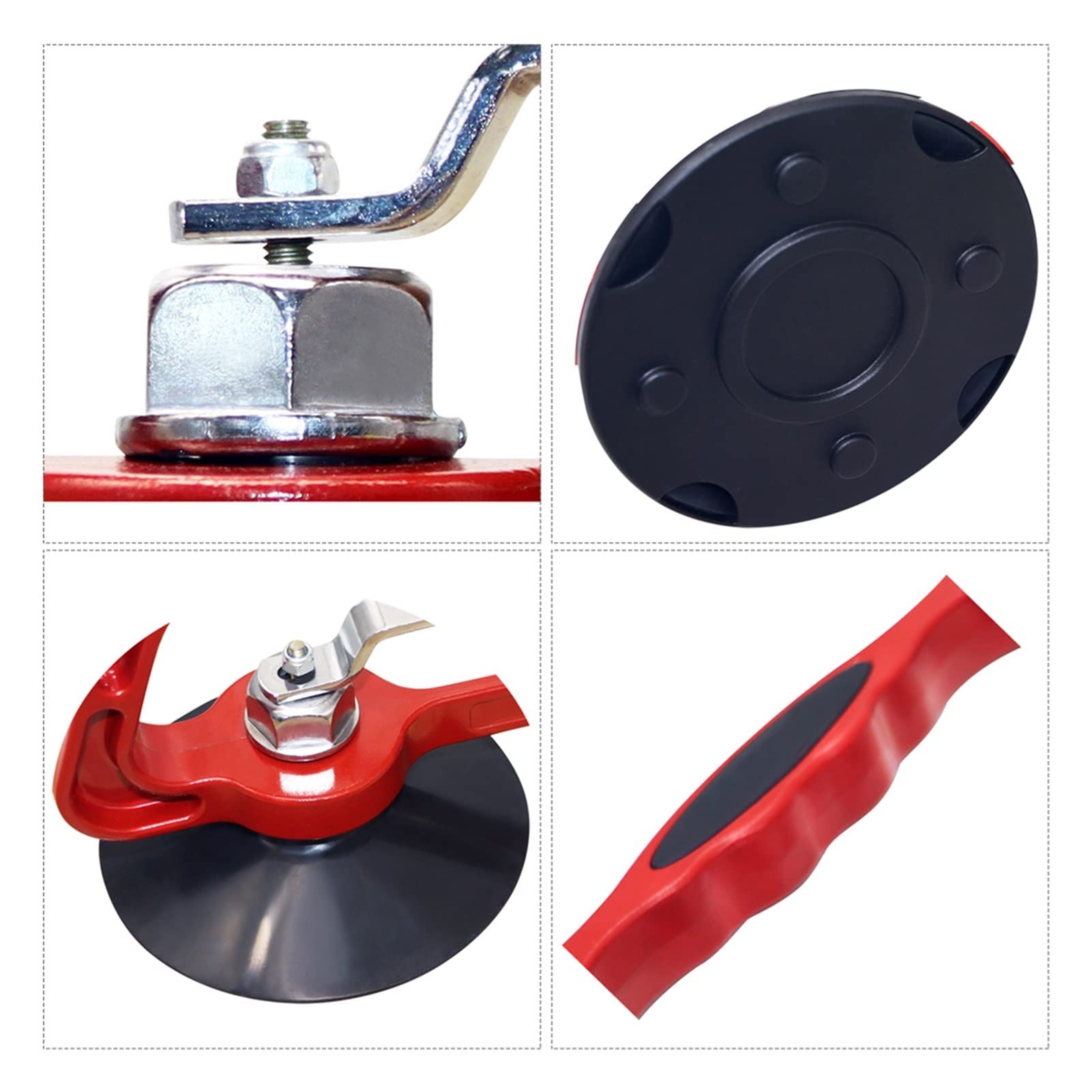 Ventose Sollevatore Per Vetro - Capacità 100kg, Diametro 4.7 Pollici - Foto 7