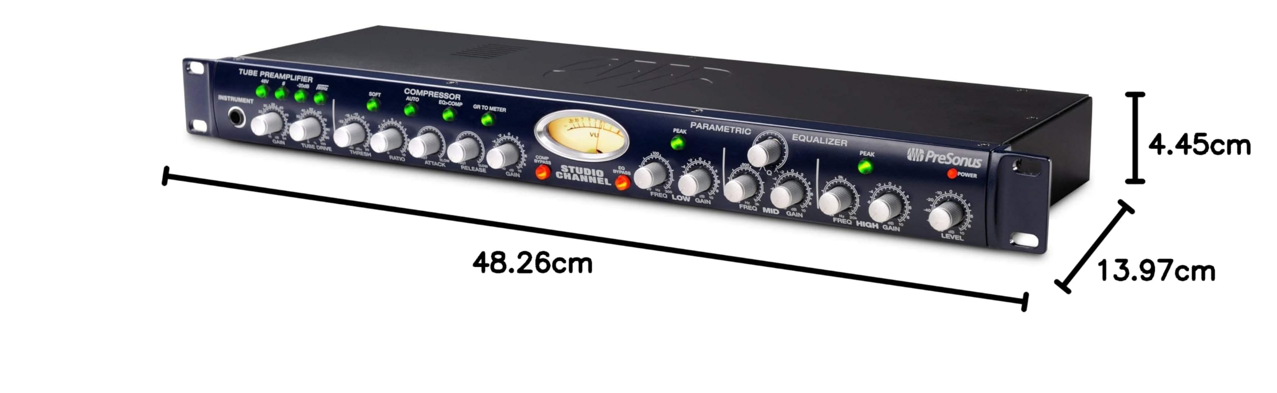 (後3時間価格)PreSonus studio channel 真空管プリアンプ PreSonus Studio Channel Tube Mic Pre/Compressor/EQ : Presonus