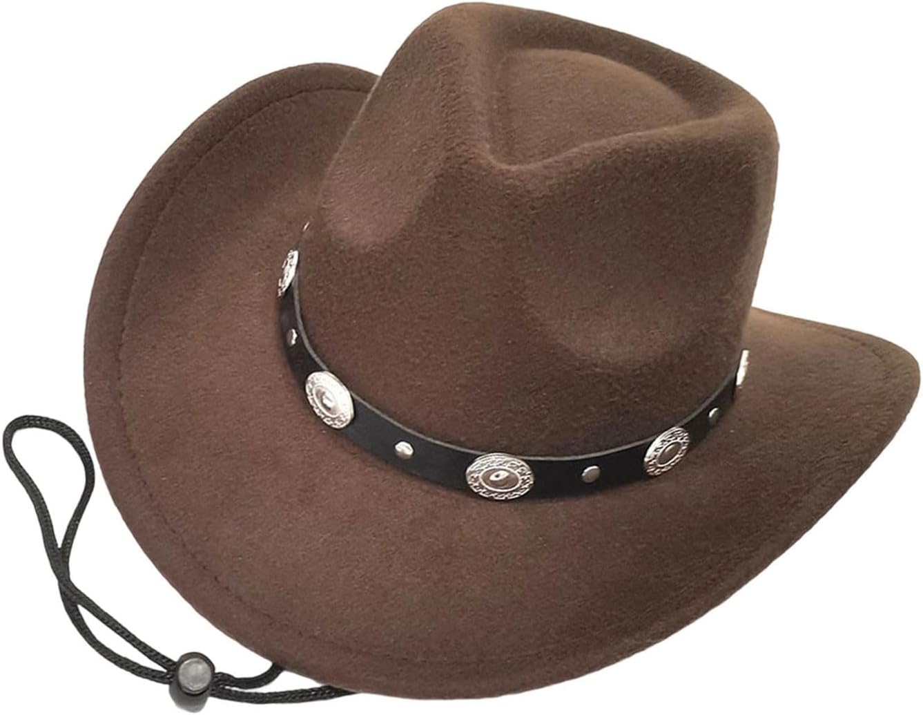 European Wool Rolled Design Unisex Sun Hat for Outdoor Travel Music Festival Stylish