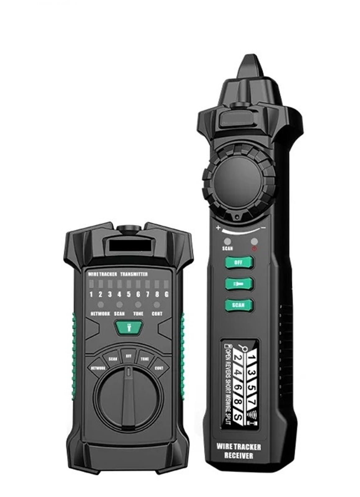 Tester per cavi di rete, Tester Per Cavi Di Rete, RJ45 RJ11 Per Localizzatore LAN Per Strumento Riparazione Del Ricevitore,per cavo di rete