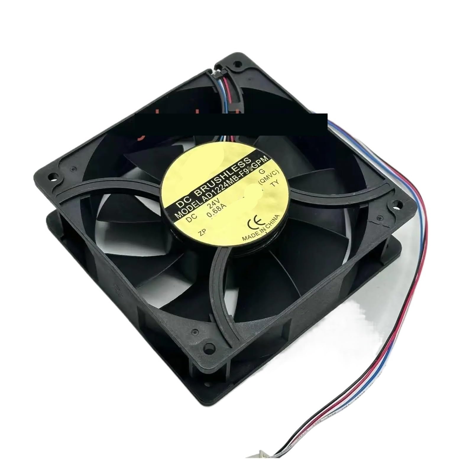 AD1224MB-F9BGPM DC 24V 0.68A 120x120x38mm 4-Wire Server Cooling Fan