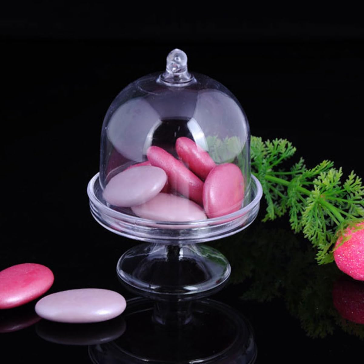12pcs Candy Boxes Lids Dessert Containers for Parties and Weddings for Candy Display and Snack Storage and Reusable