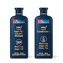 Dr Batra’s PRO+ Hair Fall Control Shampoo and PRO+ Conditioner, Hair Fall Best Combo Products For Men & Women (350ml each, Pack of 2)