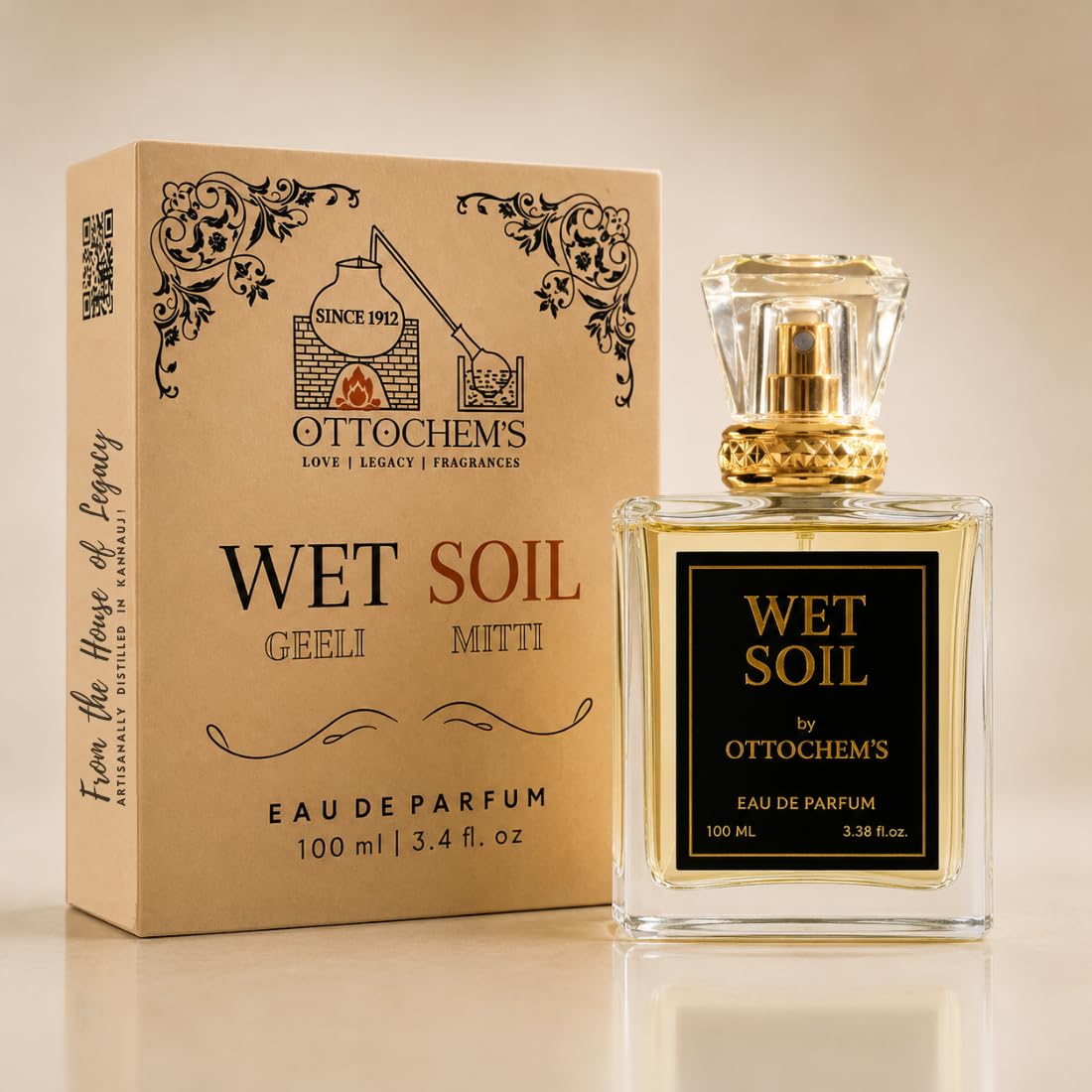Ottochem Wet Soil | Petrichor | Eau de Parfum – Earthy & Fresh Monsoon Rain Scent | Unisex Natural Fragrance | 100ml | Ideal Gift For Friends For Eid | Long Lasting Fresh Perfume-picture-22