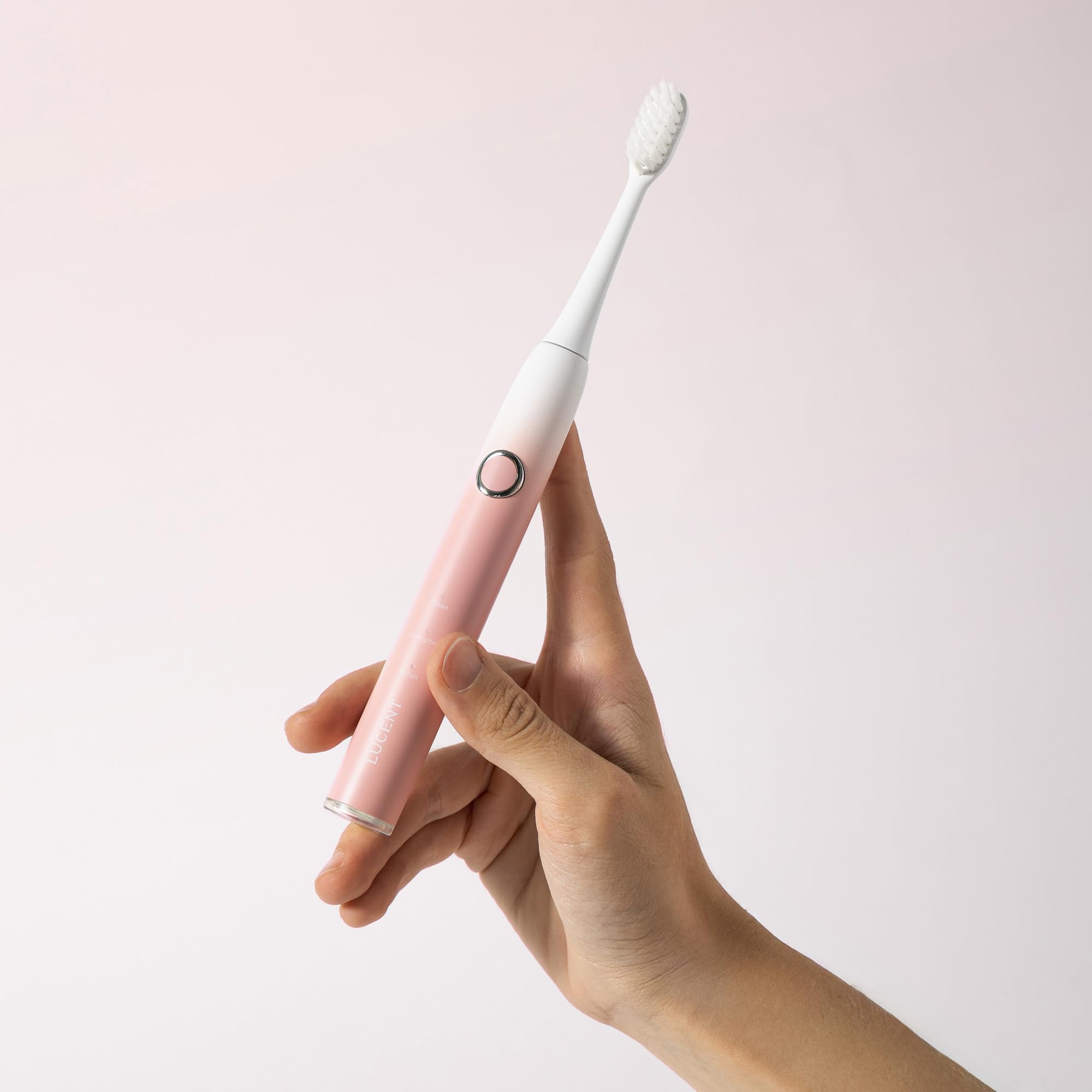 Spark Sonic Elektrische Zahnbürste. Stilvoll, sanft und effektiv, 25 Tage Akkulaufzeit, wasserdicht (Pink Happiness)