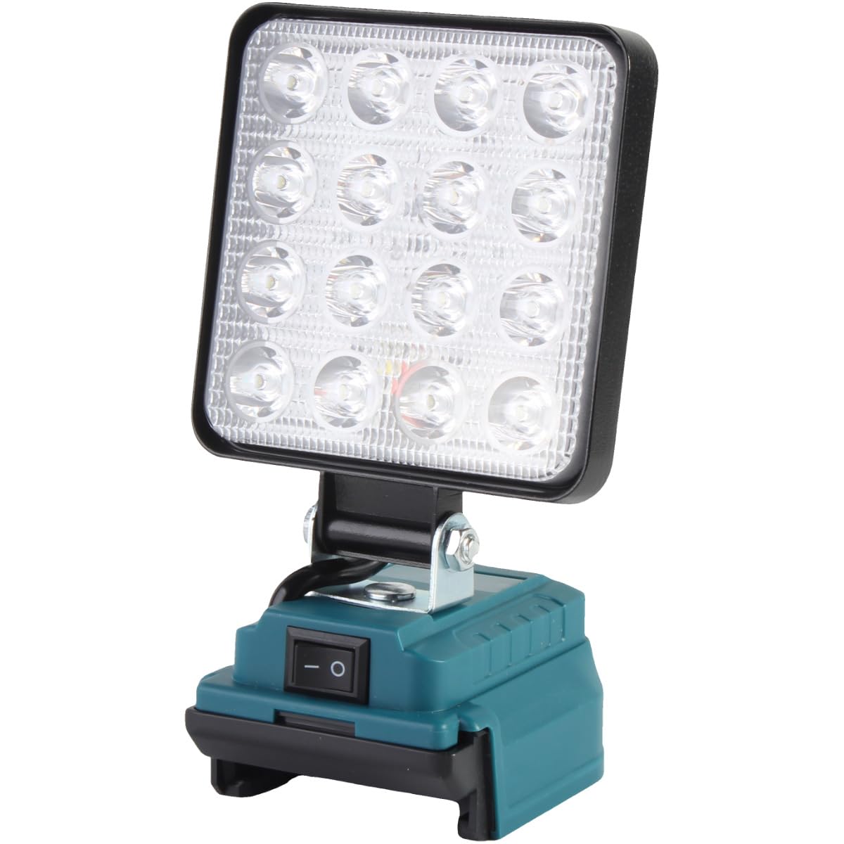 Cordless LED Work Light for Bosch 21v Battery, Portable 25W Spotlight Lighting 1000LM with Type C & USB Fast Charging for Camping, Hiking, Fishing, Power Failure, Job Site, Workshop