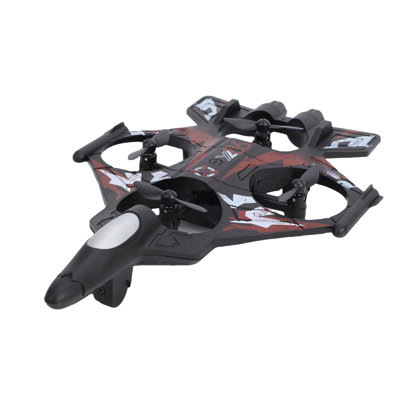 Dilwe Avion RC, Avion télécommandé à Voilure Fixe 2,4 G avec Caméra, Vol à 3 Vitesses 360° avec LED pour Débutants (Rouge)