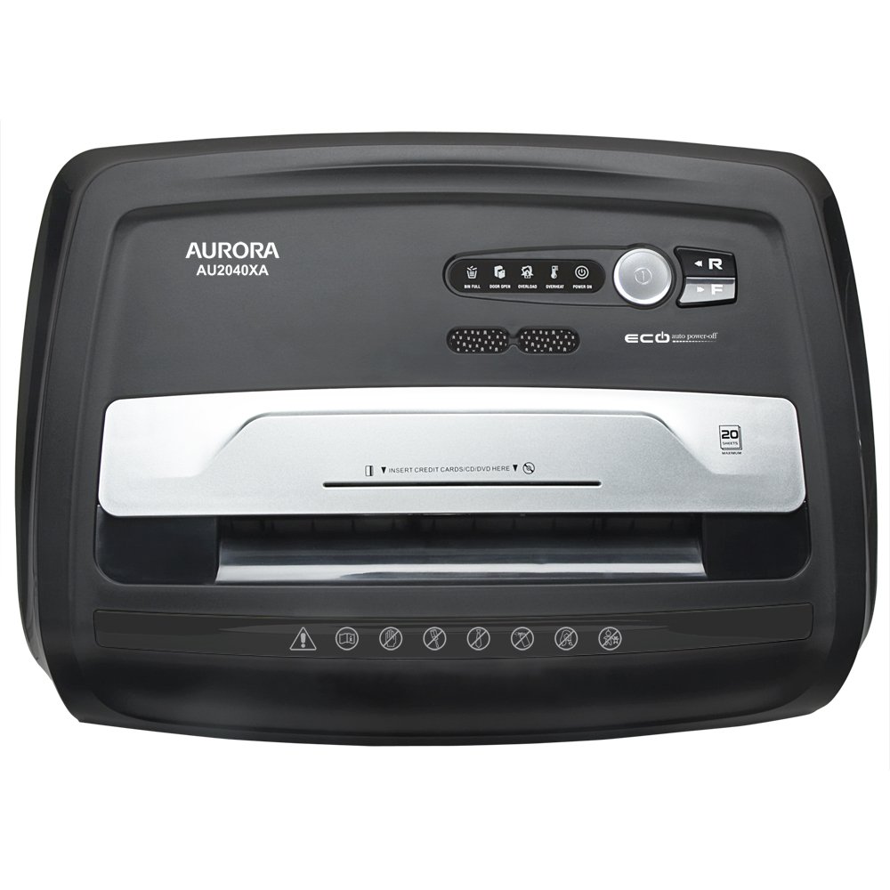 Amazon.com : Aurora Anti-Jam 20-Sheet Crosscut CD/Paper and