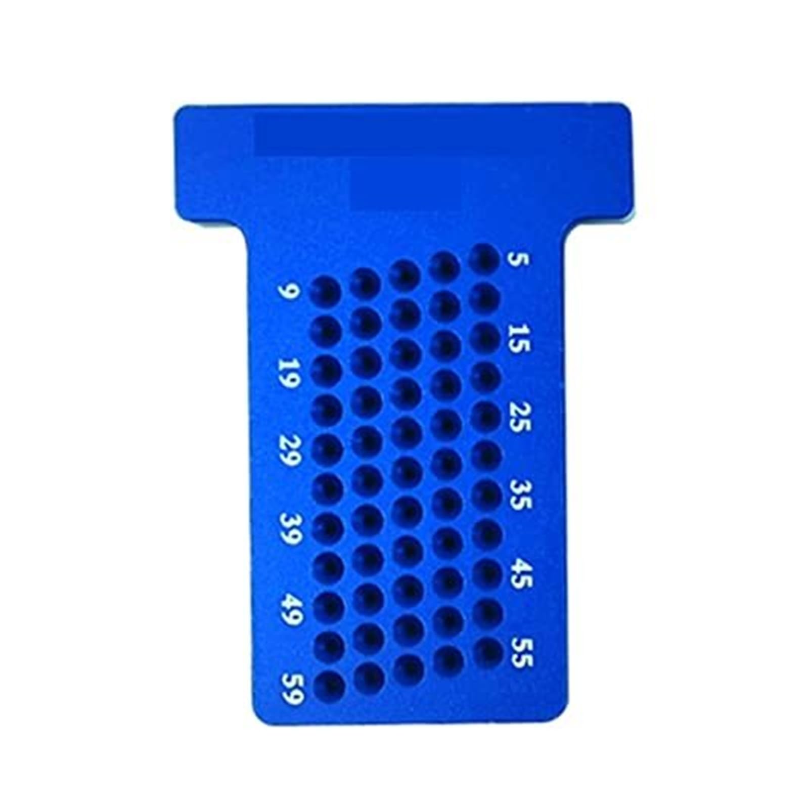 T60 Woodworking Scriber Mark Line Gauge T Type Ruler for Carpenters, Aluminium Alloy, Red(Blu)