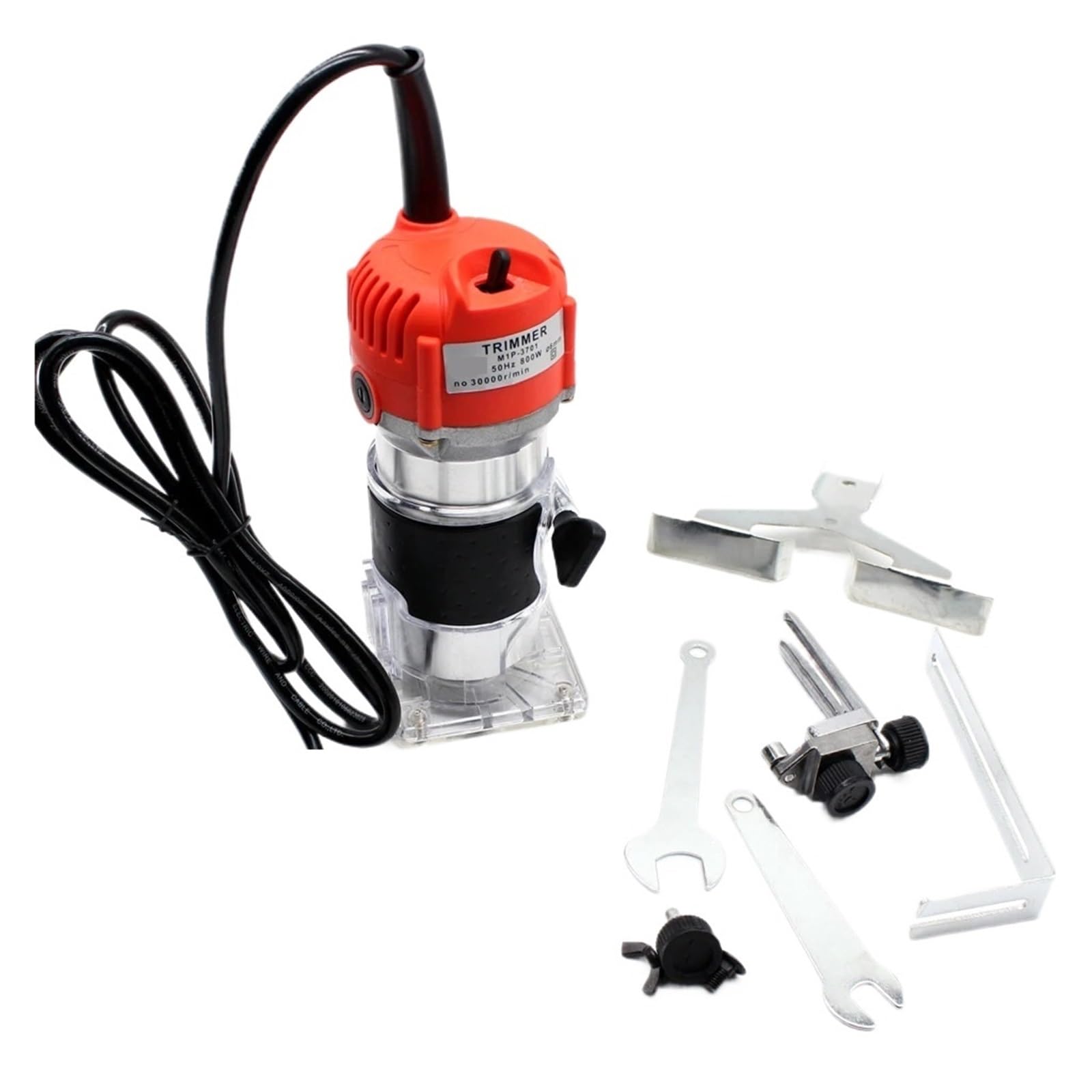 Enrutador Y Recortador De Madera Eléctrico 800W 30000RPM, Fresadora Cortadora Tallado En 1/4 Pulgadas, Herramientas Eléctricas Carpintero Potente Y Preciso