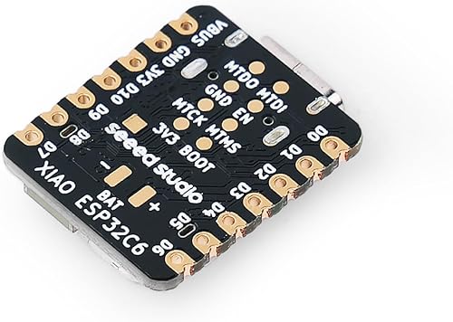 Miniatura 6 de Seeed Studio XIAO ESP32C6-2.4 GHz WiFi 6, Bluetooth 5.3, Zigbee, hilo (802.15.4), ESP Rain Maker, AWS IoT, soporte Microsoft Azure, Smart Home