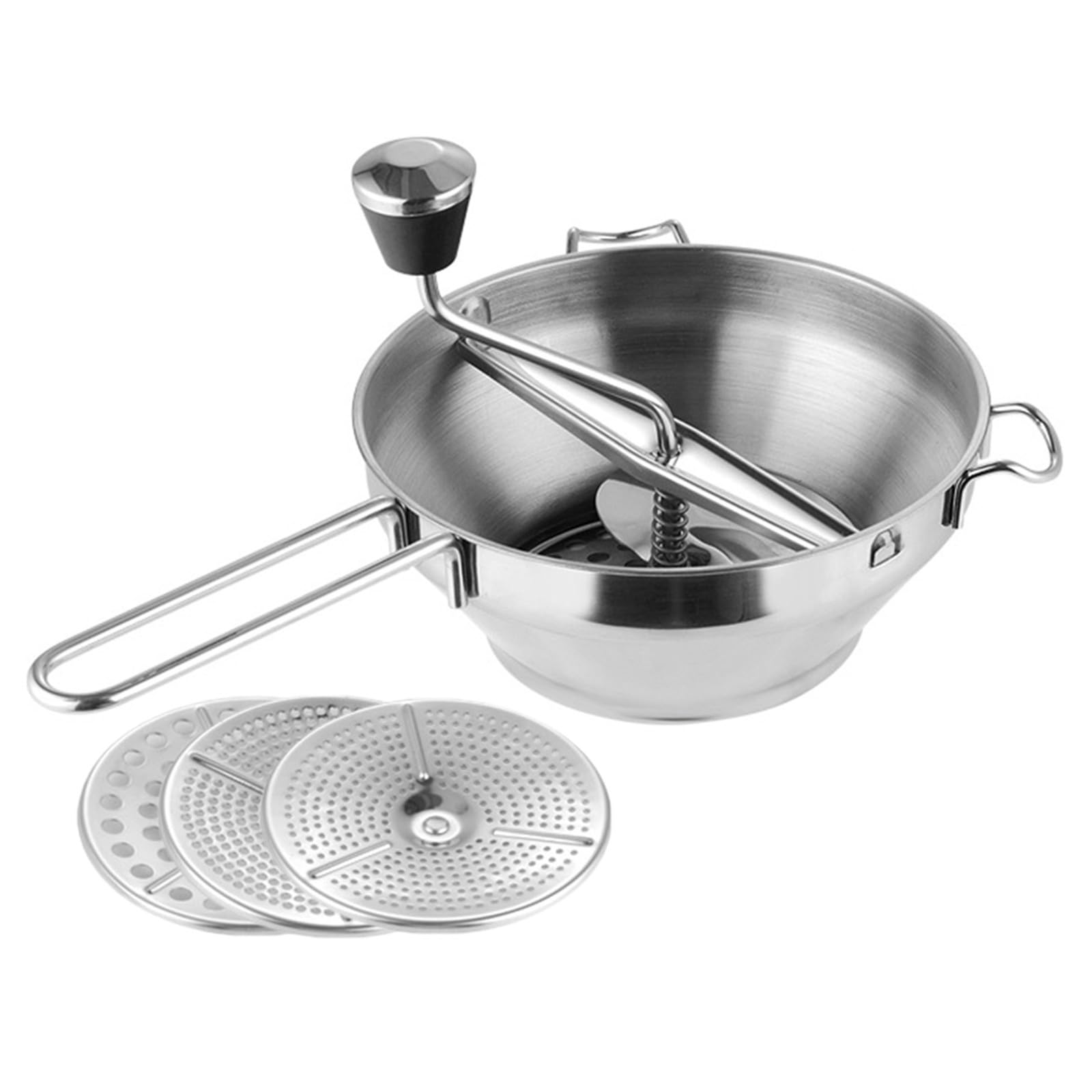 DOITOOL 1satz Kartoffelstampfer aus Edelstahl mit Komfortablem Griff Manuellem Food Presser für Kartoffeln Süßkartoffeln Gemüse Einfach zu Reinigen Handliches Küchenwerkzeug für Feines