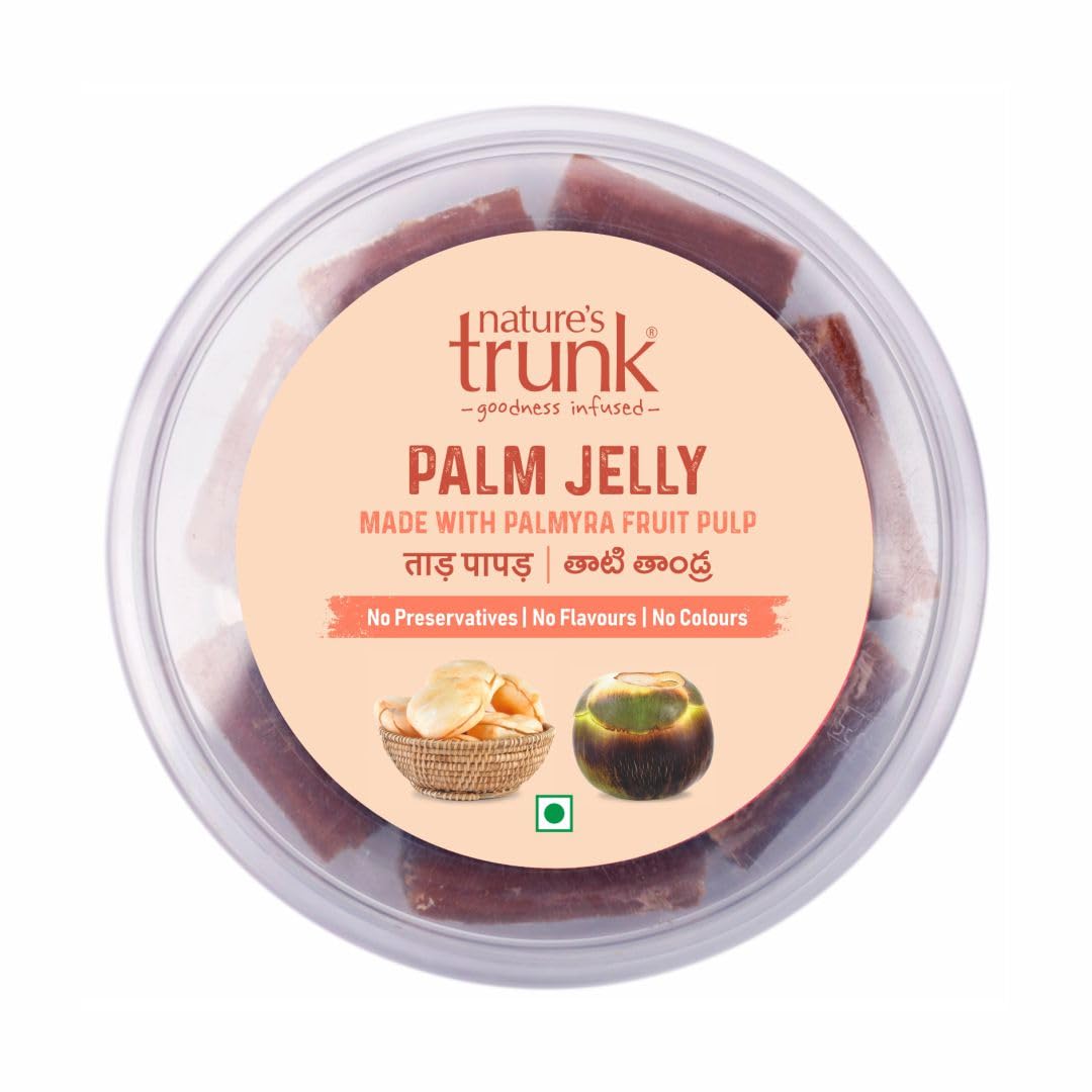 Natures Trunk - Palm Jelly - 350g Box | Thati Thandra | Tati Chappa | Palmyra Fruit Jelly | Healthy & Nutritious Toddy Palm Candy, Sun-Dried & Handmade (B0D87C4PDN) Amazon Price History, Amazon Price Tracker