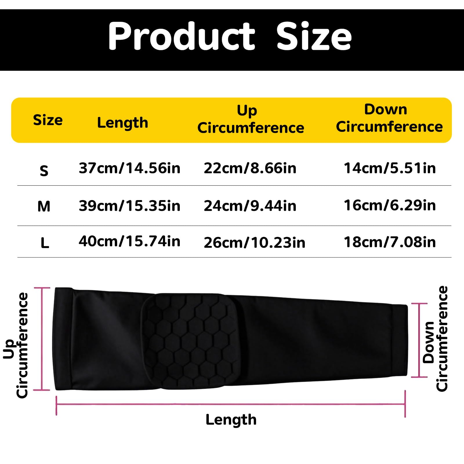 Rembourré Coudiere, Doux Manchon de Compression Bras, Antidérapant Coudiere Sport Protections, Manchons de Protection de Sports Unisexes pour Volleyball Football Basketball Handball (1Pair)