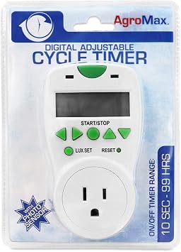 10-Second to 99-Hour Digital Short Cycle Timer
