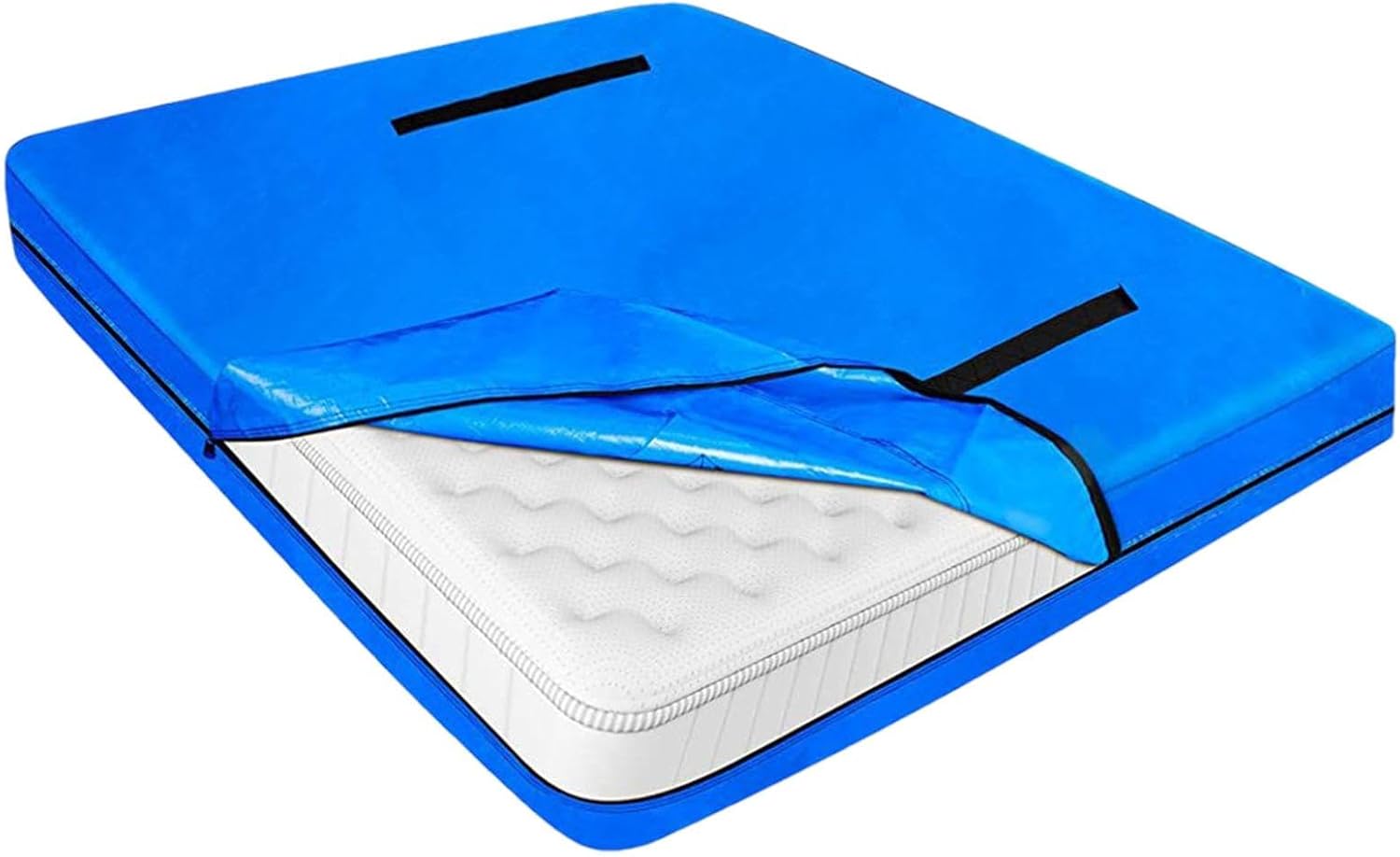 引っ越し用マットレスバッグ | マットレスプロテクター | 防水 8つの強力なハンドル 移動用品 &amp; 引っ越しバッグ ジッパ