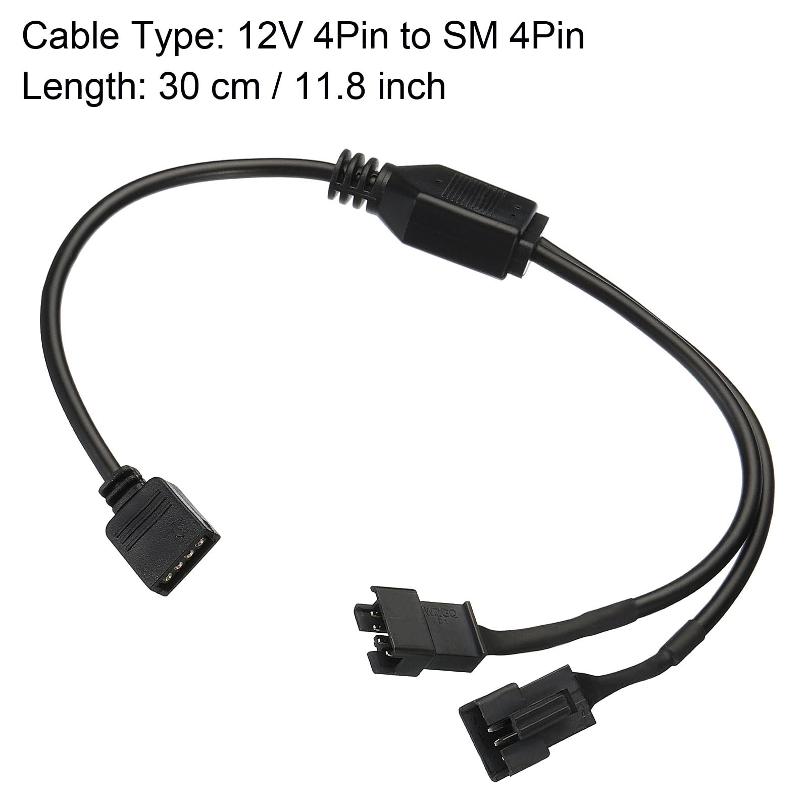 Câble Répartiteur RGB 4 Broches 12V - Extension Pour Ventilateur PC Et LED | 30cm Connecteur