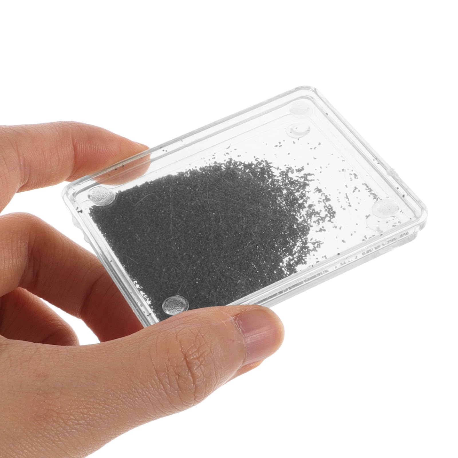 Eisenpulver Magnetisch Kinder 5 Stück Eisenspäne aus Kunststoff und Eisen für Schulunterricht mit Magnetfeld Präsentation und Magnetism Experimente