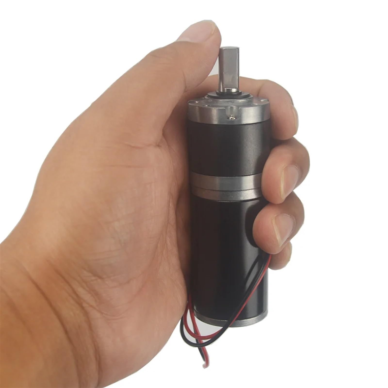 Hohes Drehmoment, lange Lebensdauer, geräuscharm, Metall-Stahlrohr, Planetengetriebe, 32 mm Durchmesser, DC 12 V 24 V, Mikro-Planetengetriebemotor(12V-8mm shaft,296 RPM)