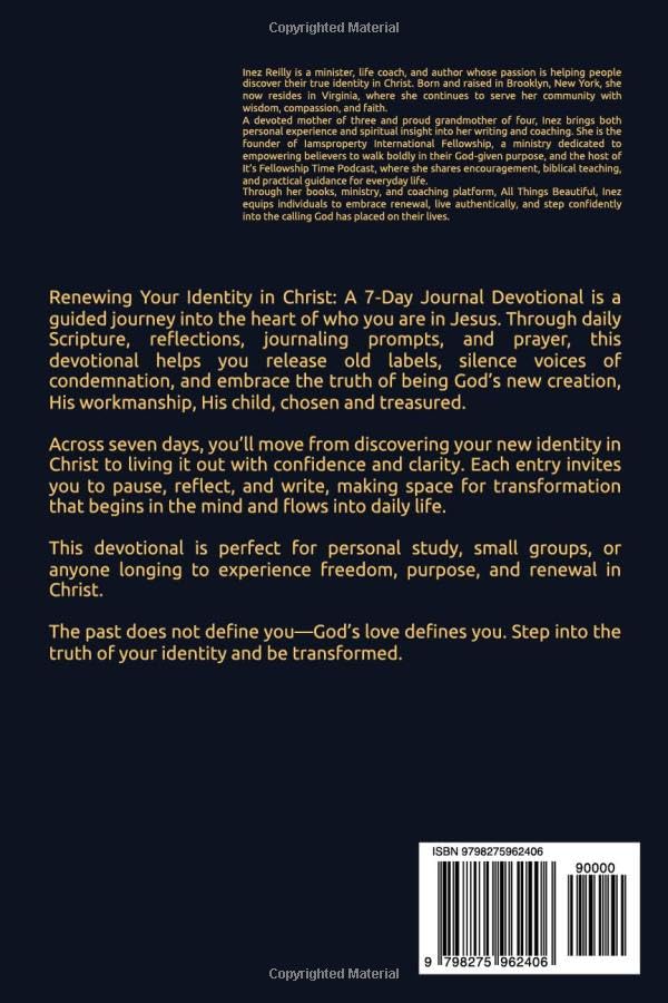 Renewing Your Identity in Christ: A 7-Day Journal Devotional for Personal Study and Spiritual Growth - Image 2