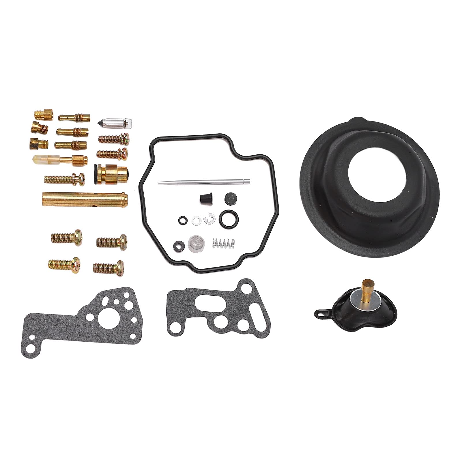 Kit di Riparazione di Ricostruzione del Carburatore Carb Kit di Ricostruzione di Riparazione di Revisione del Carburatore con Guarnizione per Vmax V‑MAX 1200 1985-2007