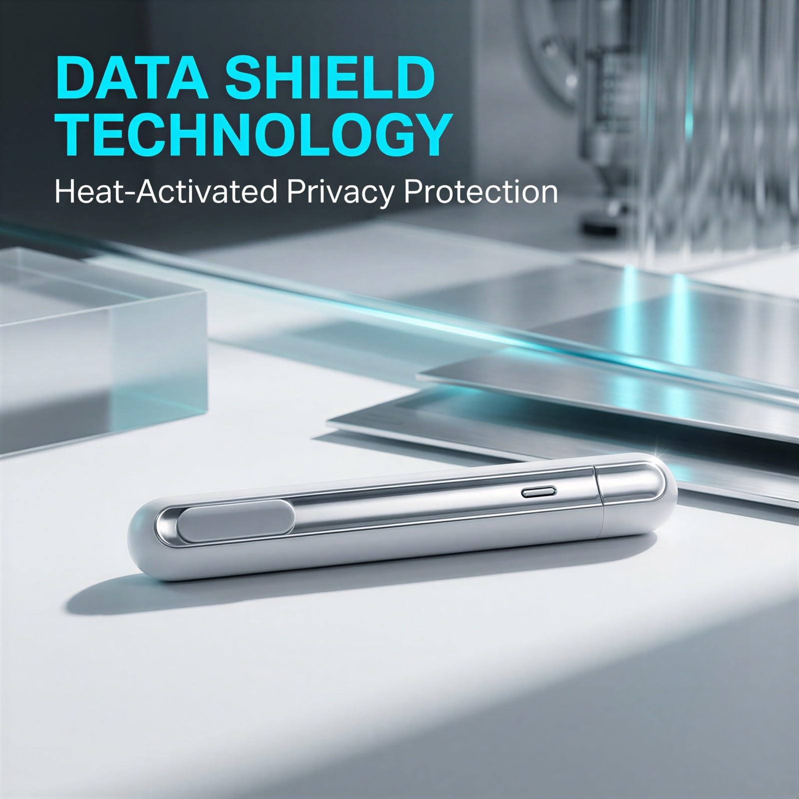 Stylo effaceur thermique rechargeable, effaceur d’impression avec batterie 500 mAh pour étiquettes d’expédition, stylo chauffant électrique pour masquer les informations, journaling, blanc