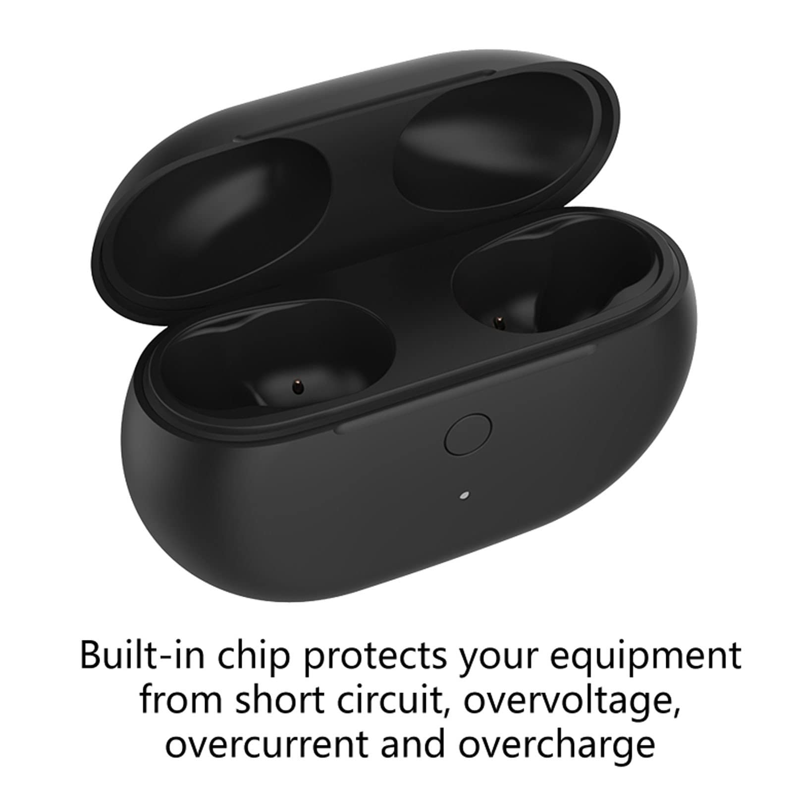 Boîtier de Charge sans Fil Compatible avec Beats Studio Buds, Boîtier de Chargeur de Remplacement avec Bouton de Synchronisation D'appairage et Batterie Intégrée de 700 MAh (écouteurs Non