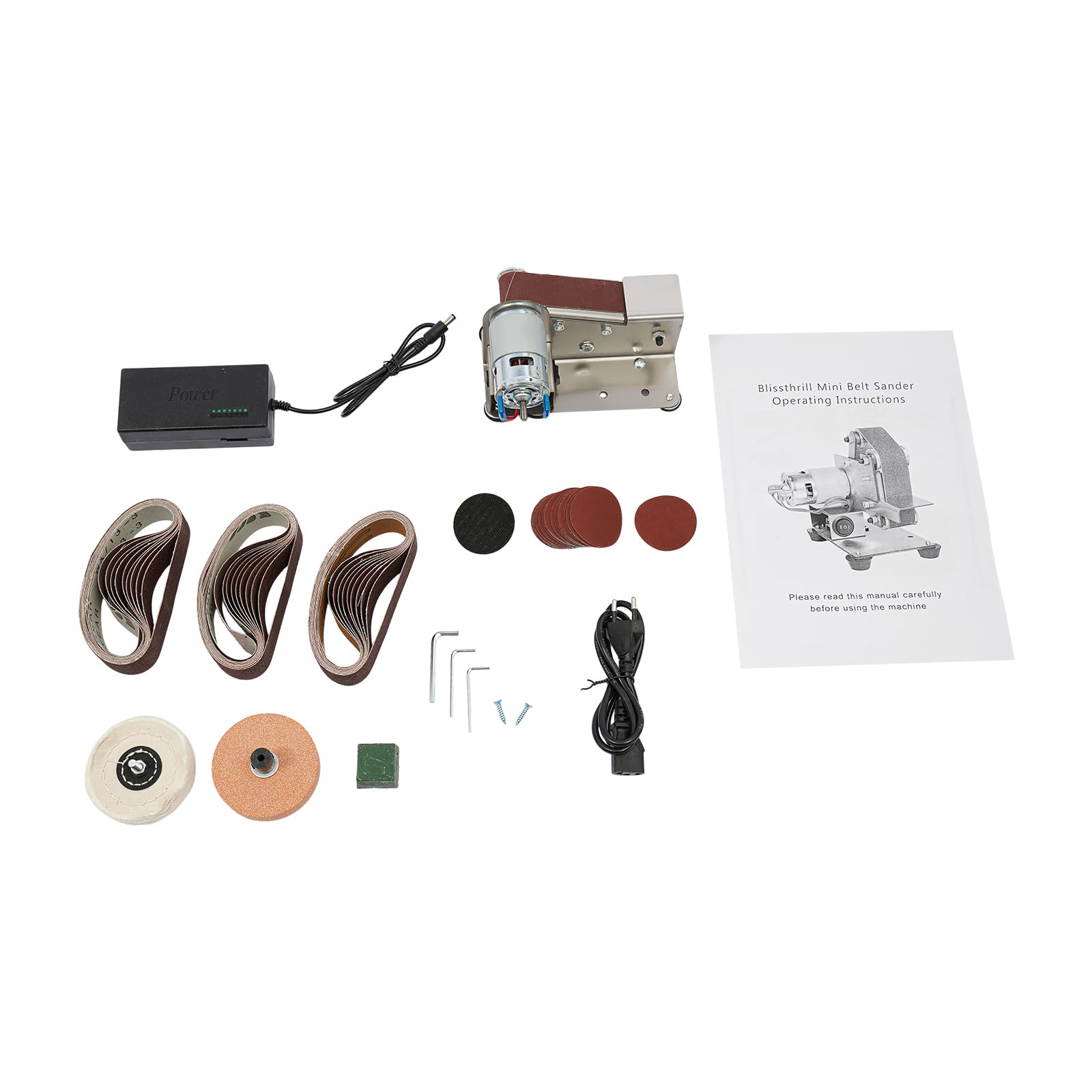 Mini levigatrice a nastro 96W 4000-8000 giri/min smerigliatrice angolo di