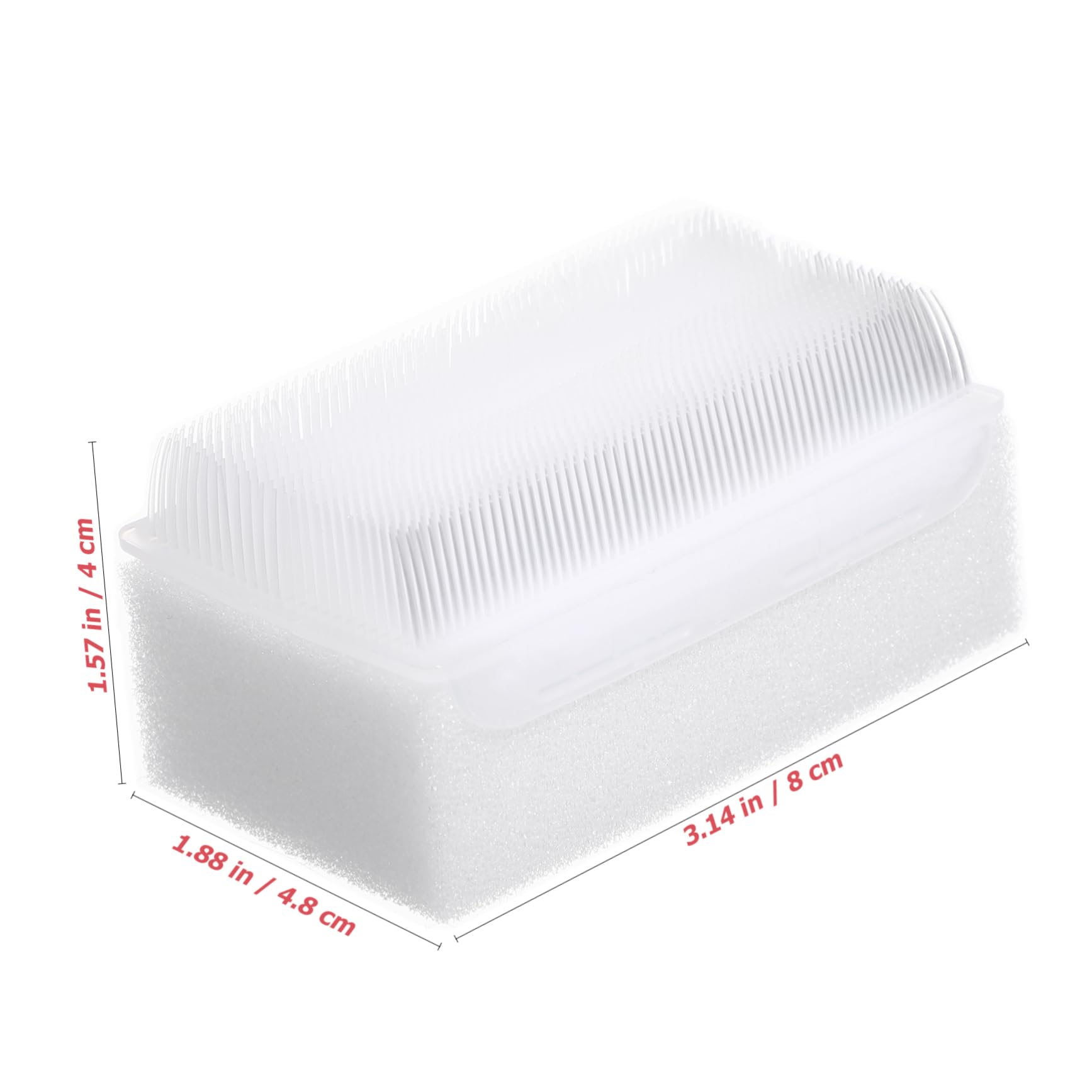 GALPADA Wilbarger Brush Cepillo Sensorial Terapéutico para Niños Hipersensibilidad Sensorial, Plástico Blanco, Uso en Casa y Clínica