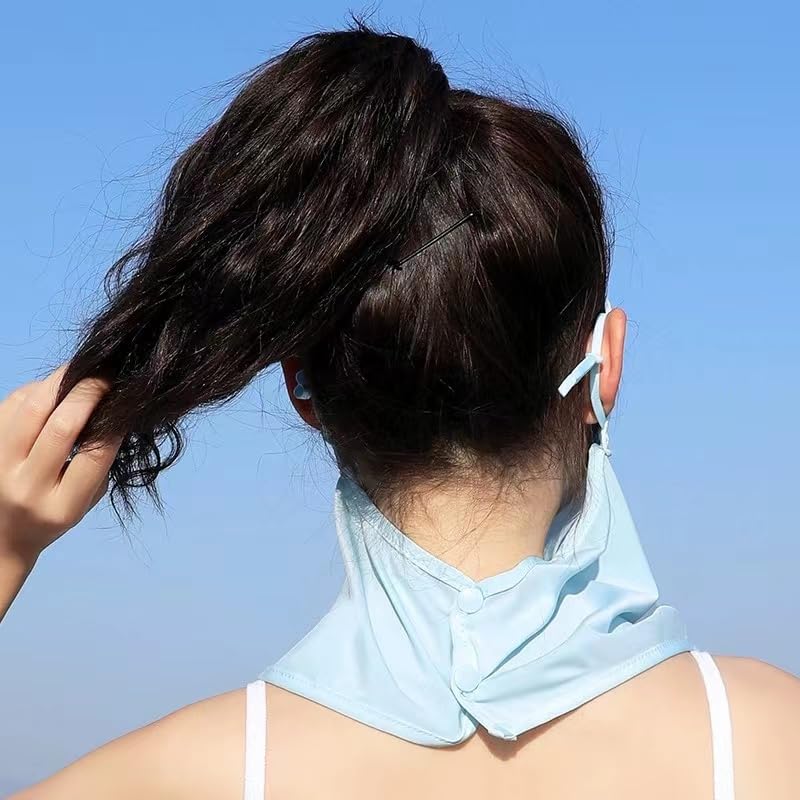 Full Face Cover Mask for Sun UV Protection Face Mask for Women Girls Neck Gaiter Sun Protection Face Covering Mask4