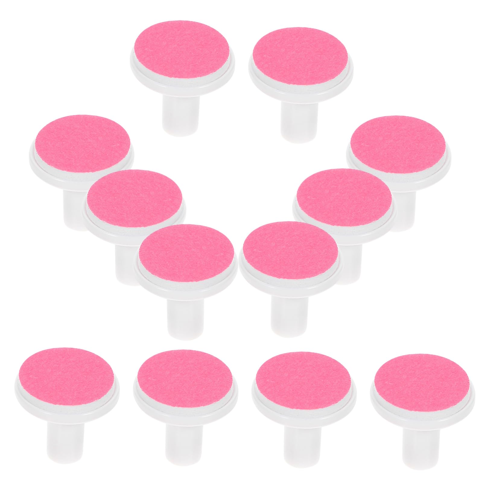 SAFIGLE 12pcs Nail Grinding Pads Replacement Heads for Electric Trimmers Safe and Gentle Nail File Accessories for Newborns Present for Parents
