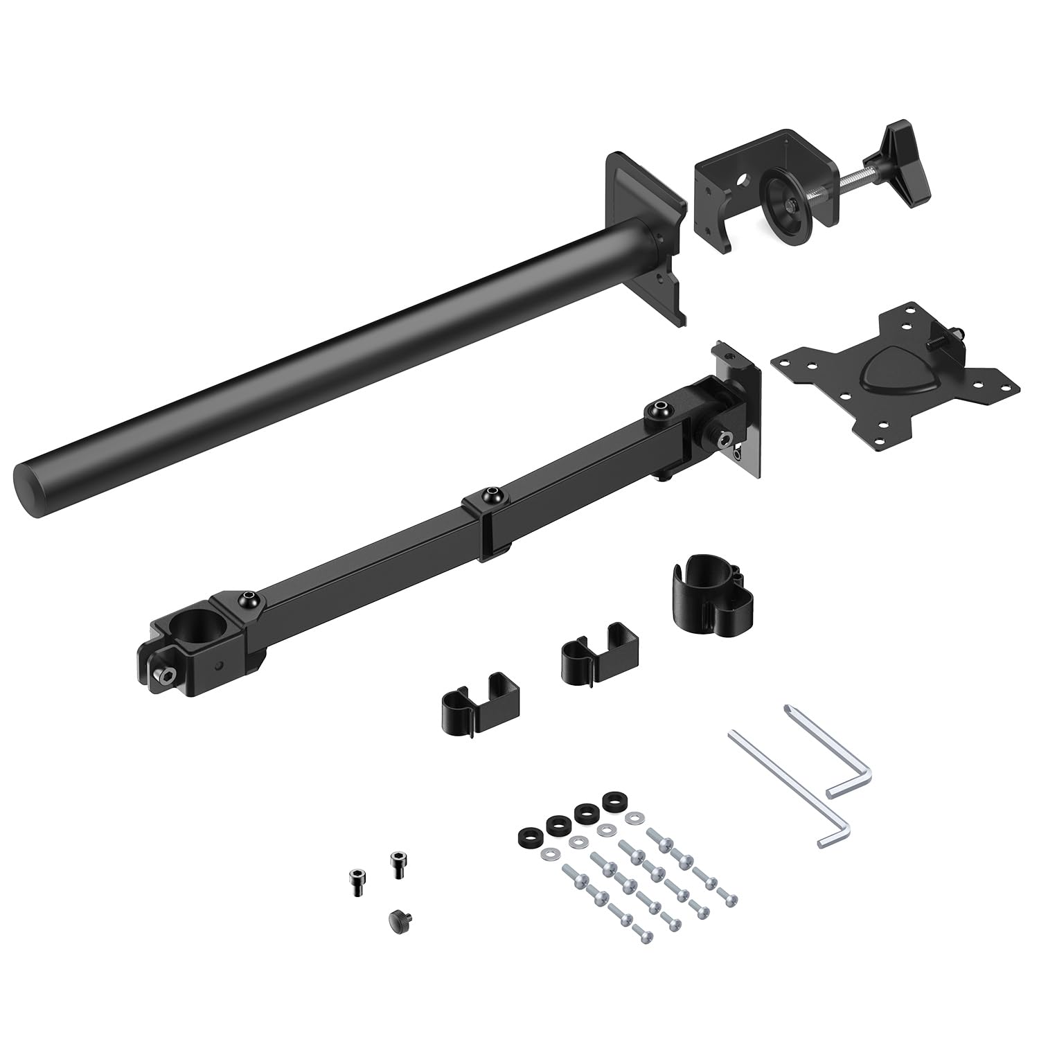 KOORUI Braccio Monitor Singolo per Schermo LED LCD da 13-32 Pollici, Ergonomica Inclinazione e Rotazione Monitor Verticale, Dimensioni VESA 75/100mm, Rotazione a 360°, Capacità di Peso Fino a 10 KG
