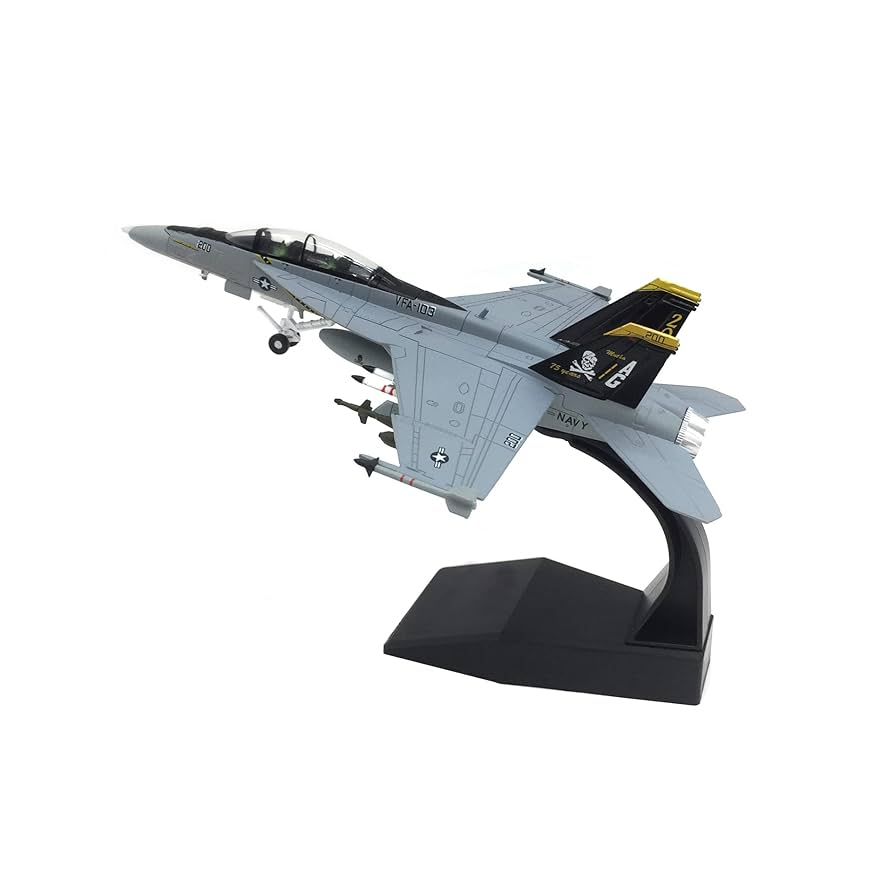 Amazon.co.jp: 米国F/A-18Bホーネットモデルおもちゃ1:100戦闘機