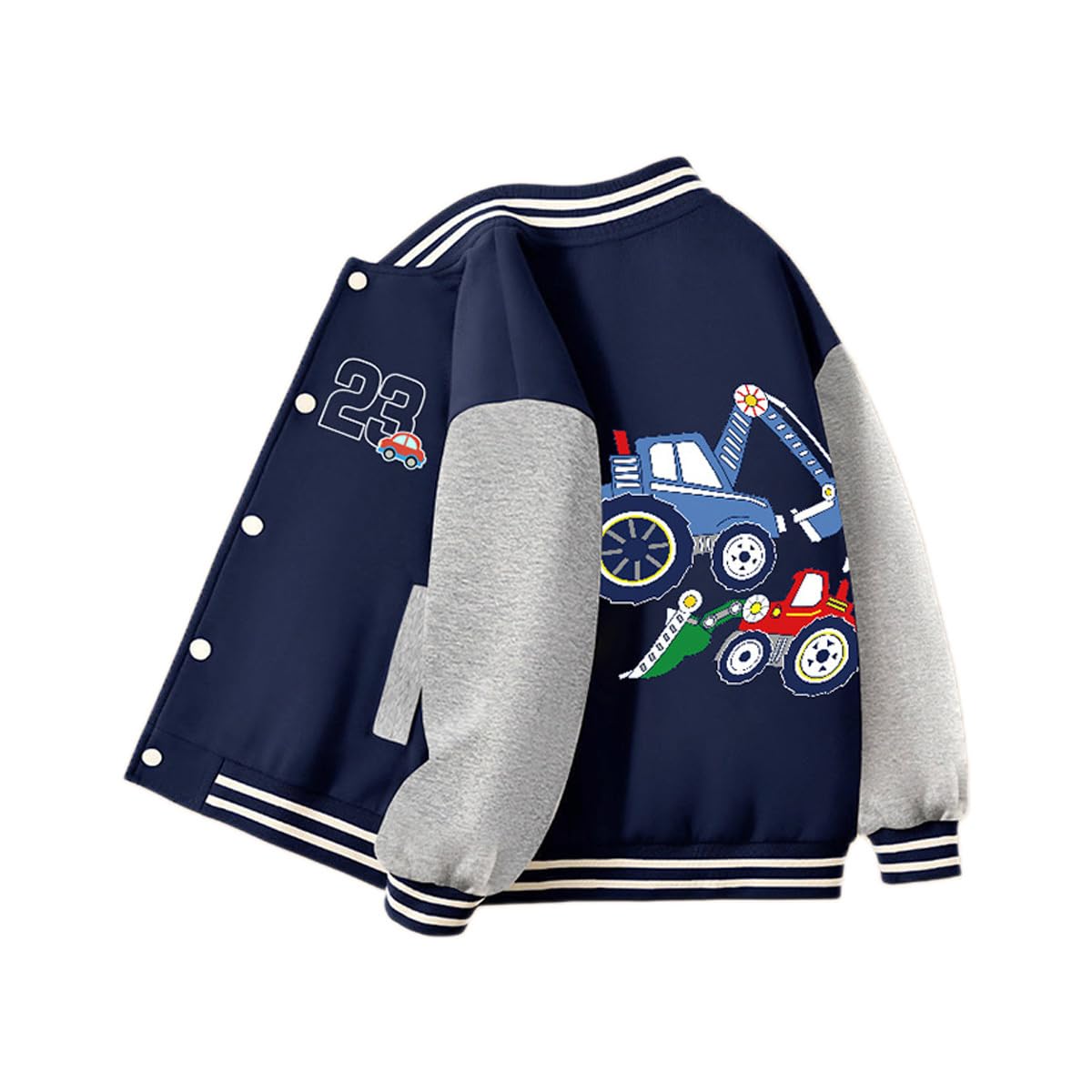 Kinder Baseball Jacke Kleinkind Bomberjacke Gr. 80/86/92, Collegejacke Bagger Jungen 98/104/110/116 Kinder Frühling Herbst Übergangsjacke 122/128/134 Sweatjacke Baseball Coats 146/152