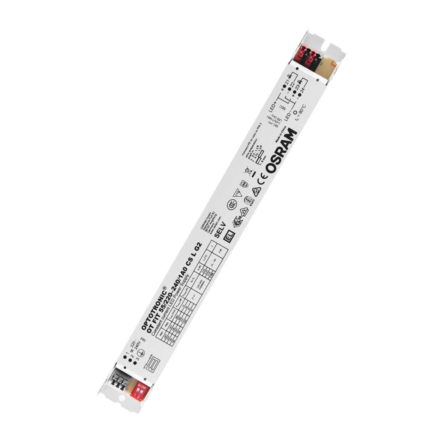 Osram Optotronic 55W 1050mA Constant Current LED Driver Long