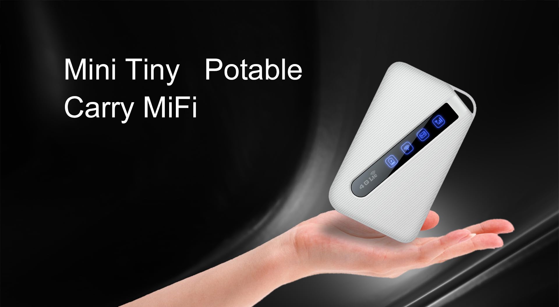 Mobile WIFI portatile hotspot 4G LTE sim router cat4 150Mbps.3000mAh modem WI-fi usb wireless per viaggio e sul lavoro .no navigare.modifica APN (mobile)