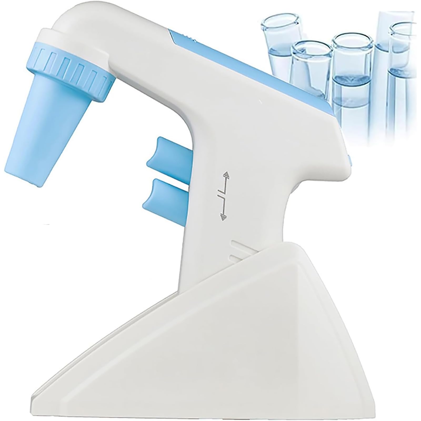 Pipettatore automatico digitale, pompa a pipetta elettronica, velocità di aspirazione 25 ml in 5s, capacità 0,1-100 ml, regolabile a 8 livelli per esperimenti diagnostici clinici