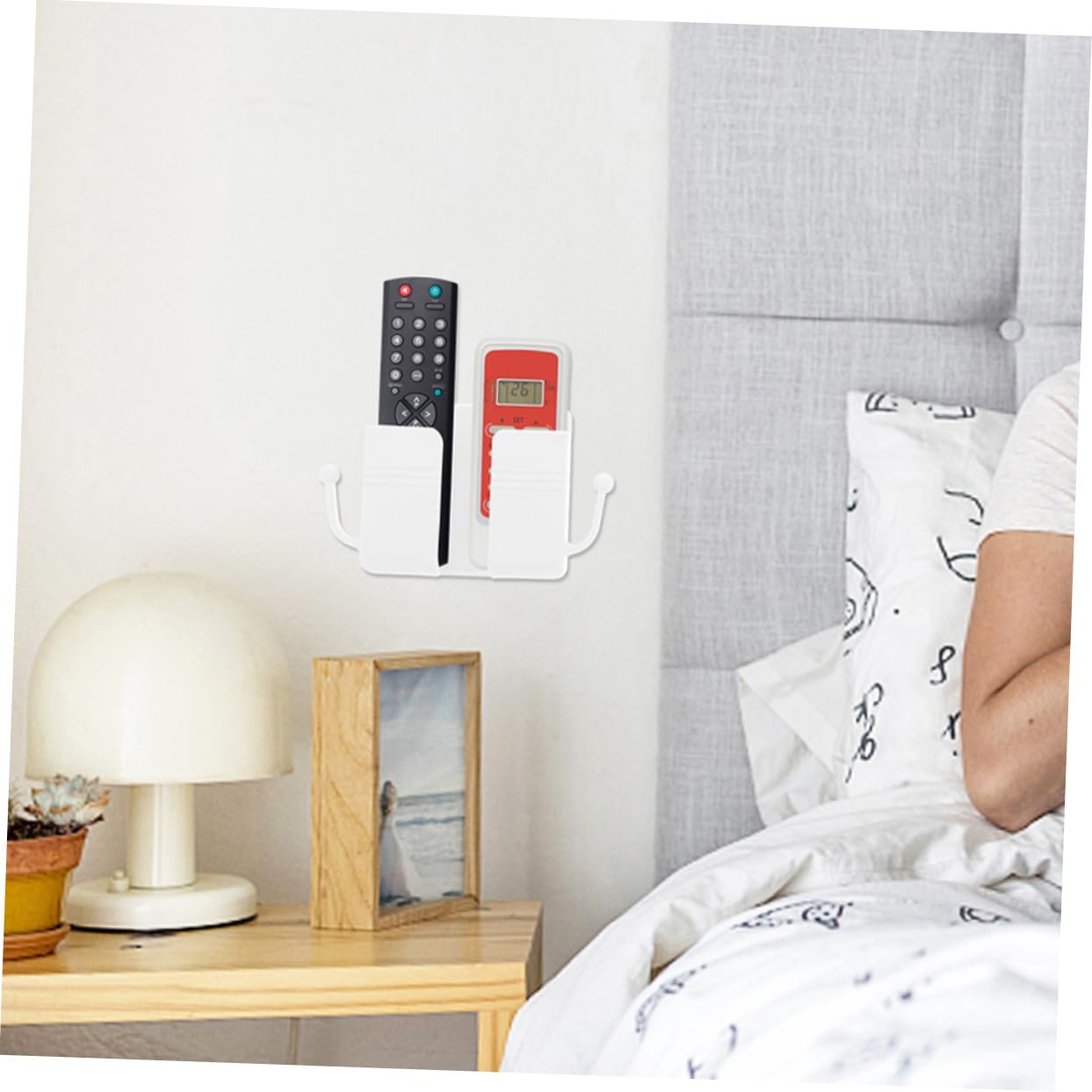 12stücke Wandhalterung Für Fernbedienungen Und Smartphones Teiliges Platzsparend Und Einfach Zu Montieren Für Schlafzimmer Und Wohnzimmer Organizer Für Tv-fernbedienung Handys