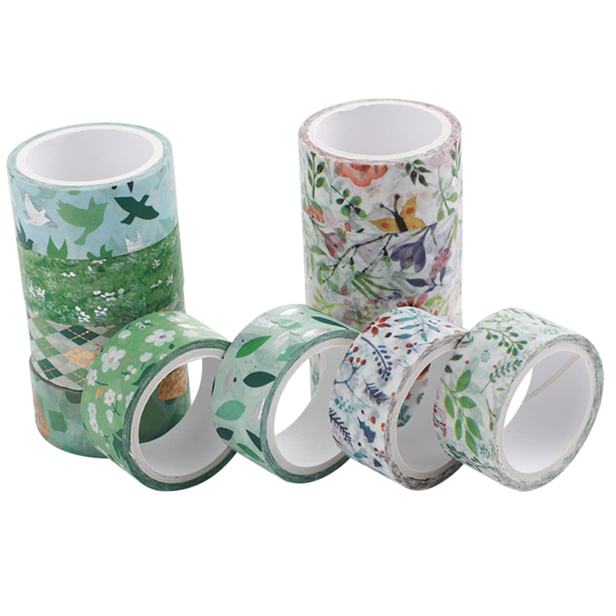 NUOBESTY 48rollen Washi Tape Mit Muster Für Scrapbooking Und Kreative Projekte Dekorative Klebebänder Frischen Farben Für Kunst Und Handwerk