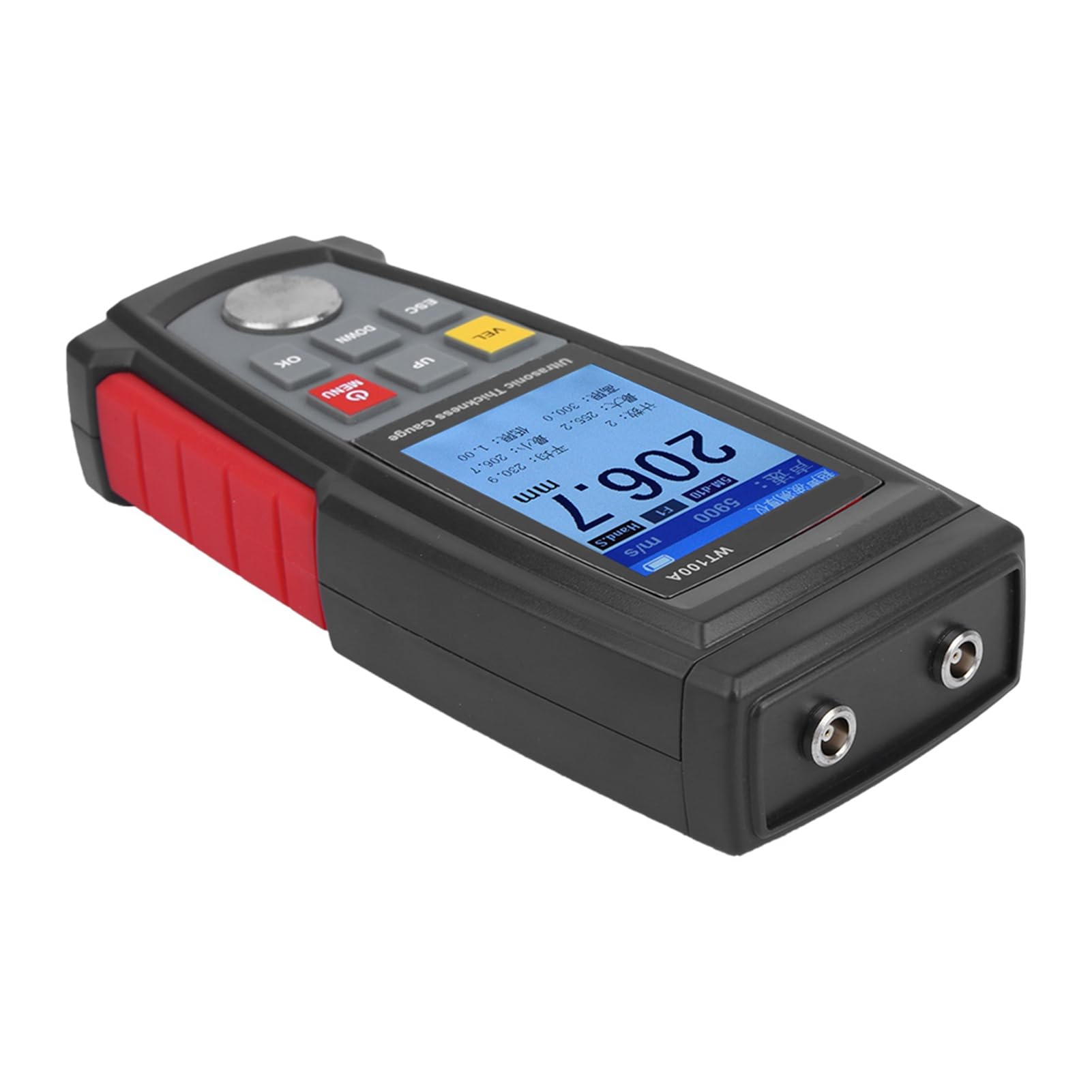 Fabater WT100A Medidor Digital de Espesor por Ultrasonido, 1-225 Mm,