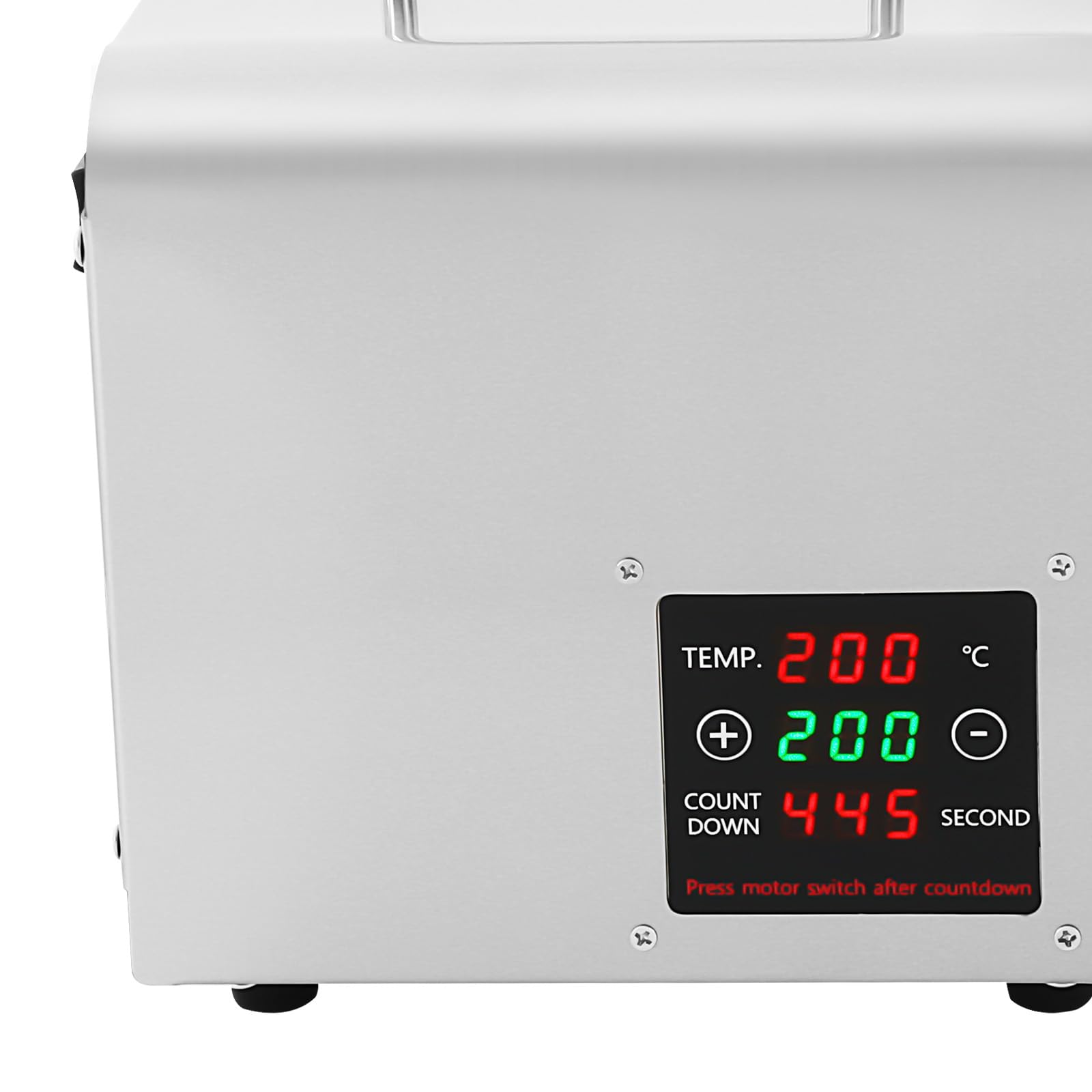 Prensa de Aceite | Prensa de aceite eléctrica 150 W | Acero inoxidable 304 | Rendimiento 6-13 kg/h | Para nueces y semillas | Con termostato digital y temporizador | Prensado en frío/calor