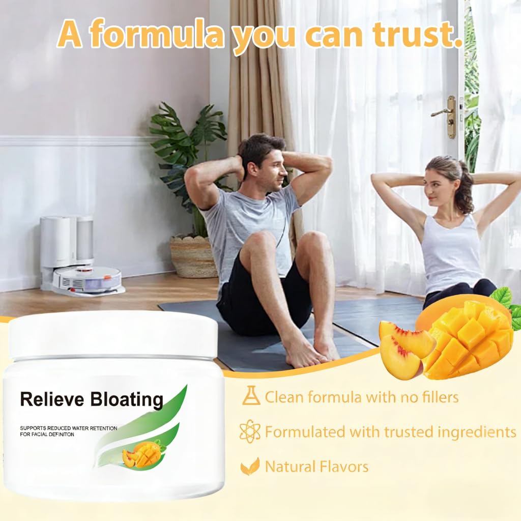 Polvere Antigonfiore Naturale & Dolce, Supporta la digestione | riduce il gonfiore addominale, mantiene l’equilibrio idrico corporeo