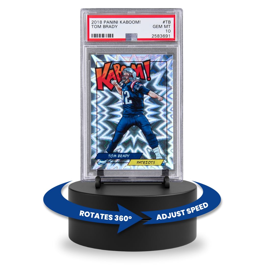 Amazon.com: Rotating Sports Card Display Stand for Graded Slabs