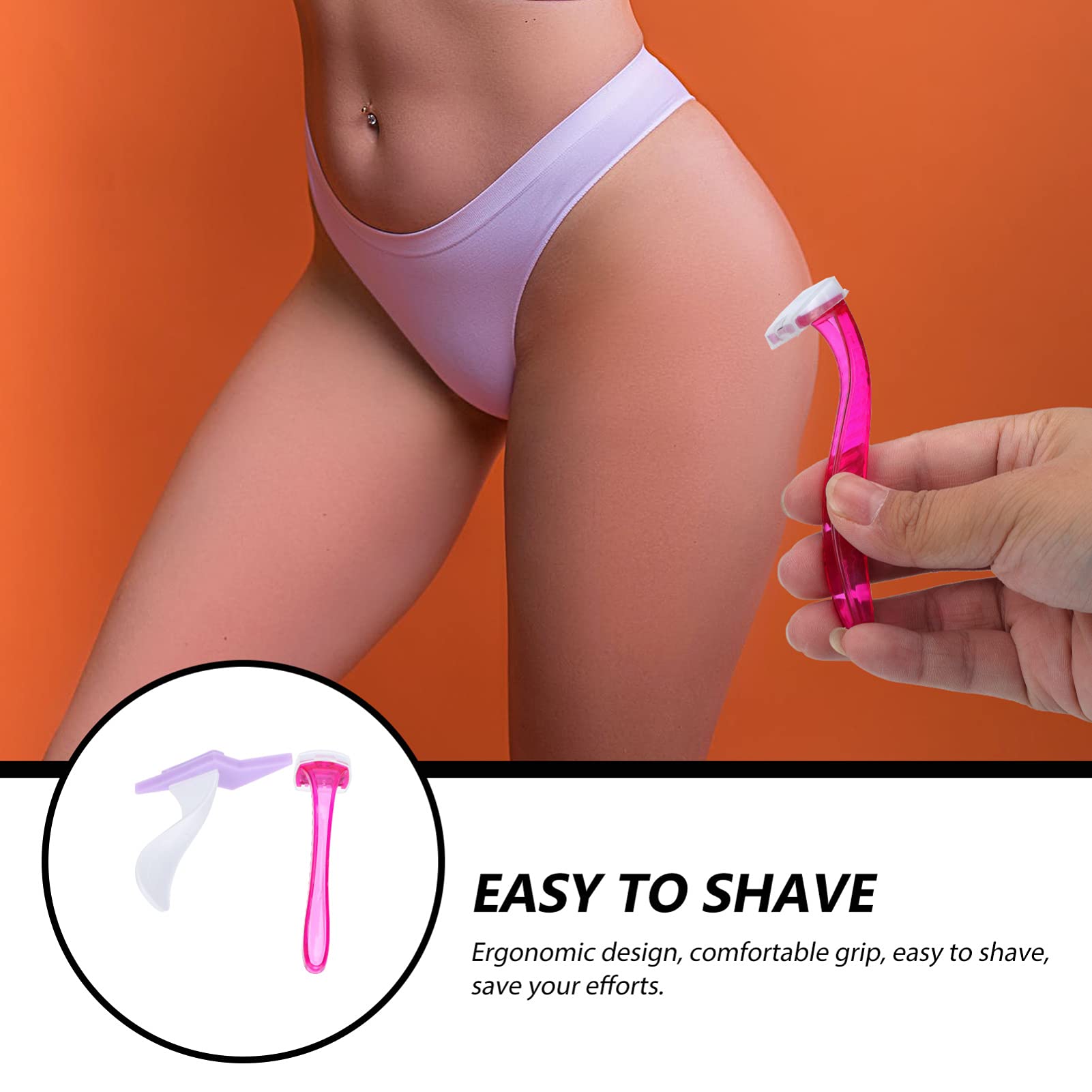 FOYTOKI Private Part Trim Razor Bikini Trimmer Safe Durable Material for Beauty Care Random Color