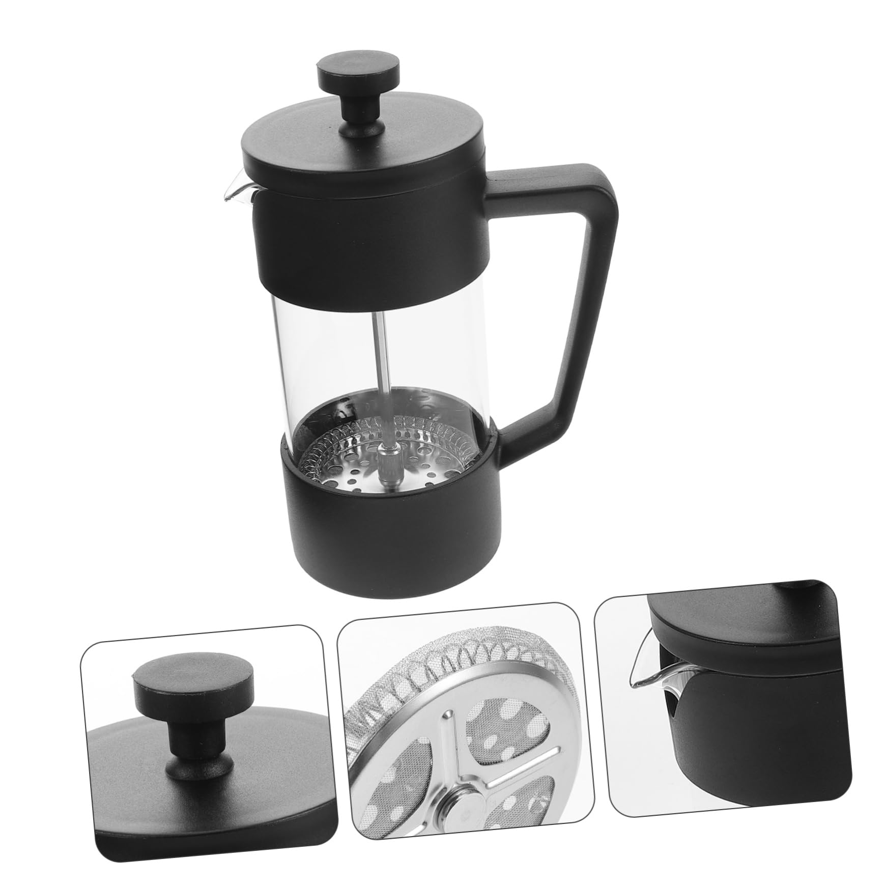 Beatifufu Hand Brew Coffee Maker 350ml Maker Strainer Perfect for Cold Brew Espresso