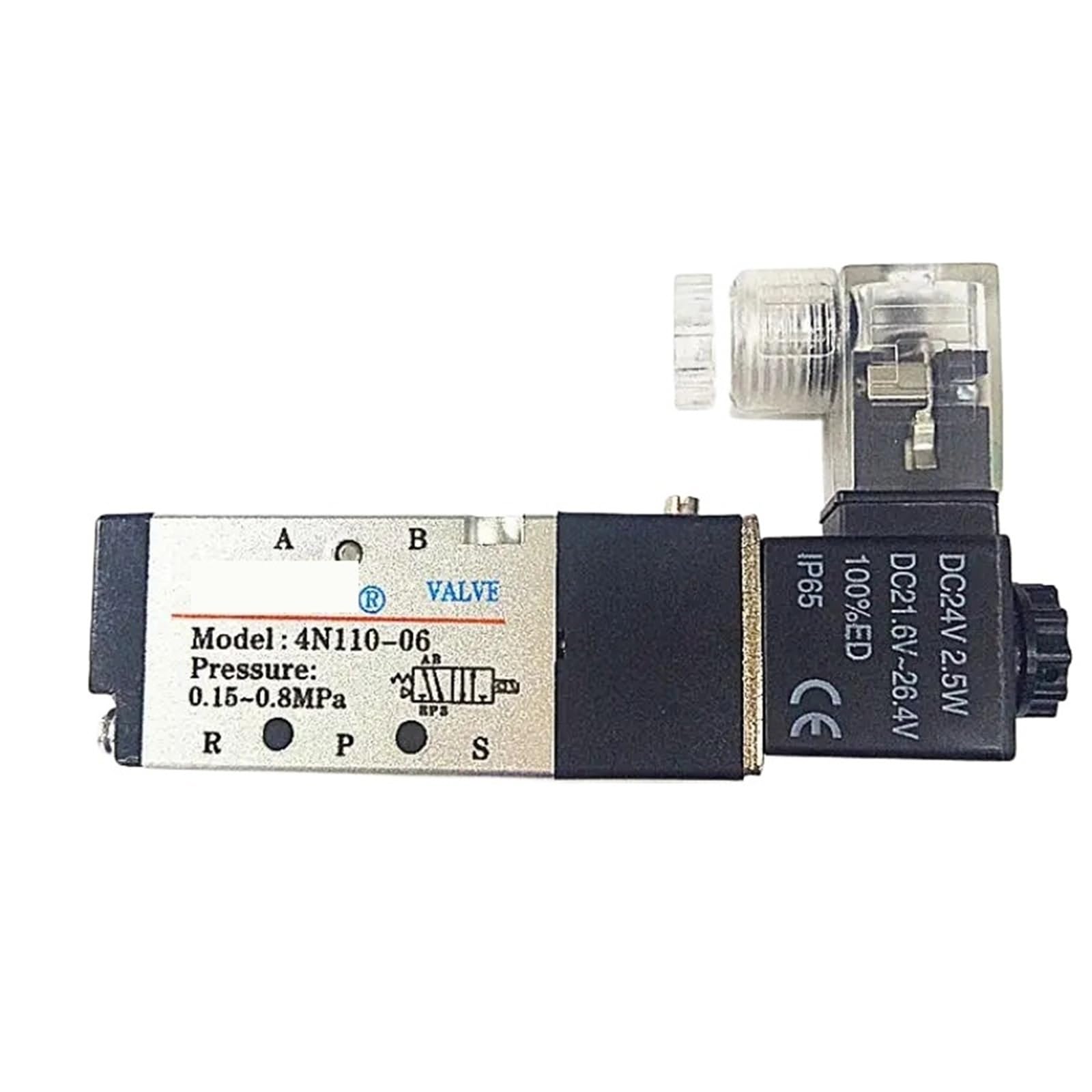 Électrovanne 4N110-06 DC24V distributeur pneumatique 5/2 pour vérin d'usine