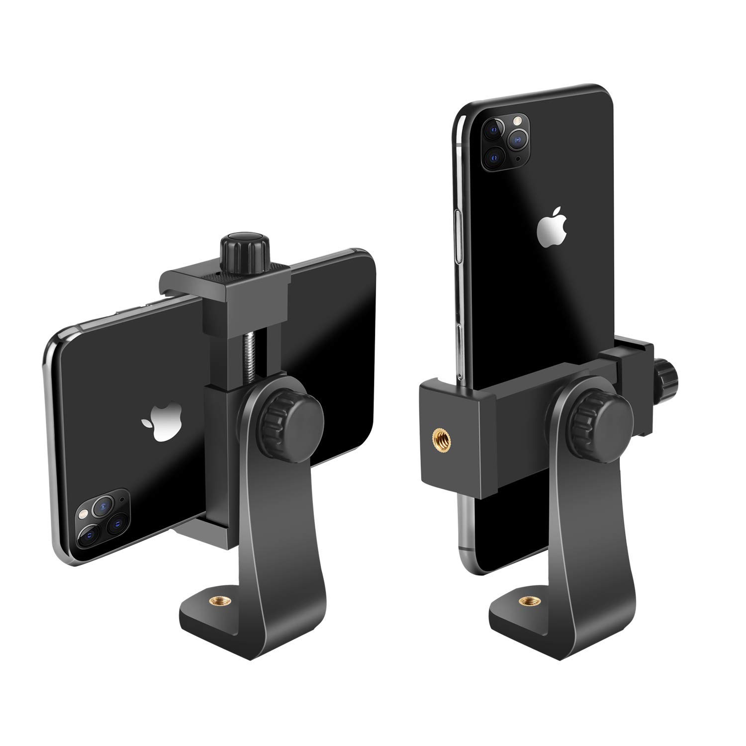 CEUTA Premium Smartphone Holder/Vertical and Horizontal Tripod Mount Adapter Rotatable Bracket with 1/4 inch Screw/Adjustable Clip for iPhone, Android Cell Phone, Selfie Stick, Camera Stand (B09CP2VPJ1) Amazon Price History, Amazon Price Tracker